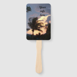 ハンドヘルドファンのトロピカルゴールデンサンダークラウド ハンドファン