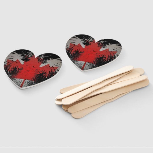 ハンドヘルドファン – イーグルのカナダ国旗の形状 ハンドファン (組立なし)