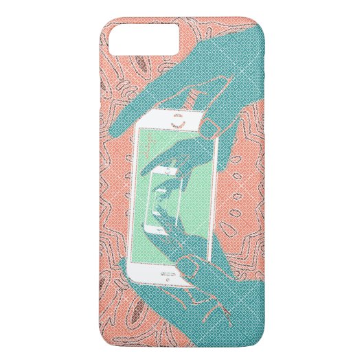 ハンドヘルド携帯電話 Case-Mate iPhoneケース (裏面)