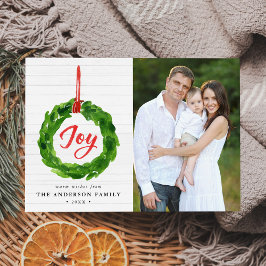 ハンドヘ絵を描リーリースホリデーフラットカード