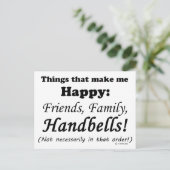 ハンドベルで幸せになる ポストカード (スタンド正面)