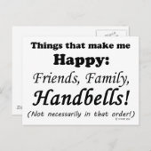 ハンドベルで幸せになる ポストカード (正面/裏面)