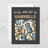 ハンドベルに気を取られやすい ポストカード (正面/裏面)