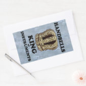 ハンドベルのキング楽器長方形シール 長方形シール (封筒)