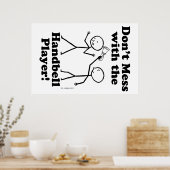 ハンドベルのプレーヤーを台無しにしない ポスター (キッチン)