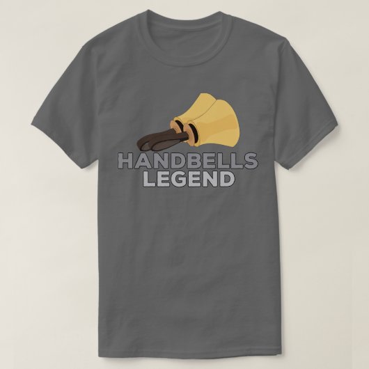 ハンドベルの凡例 Tシャツ (デザイン正面)