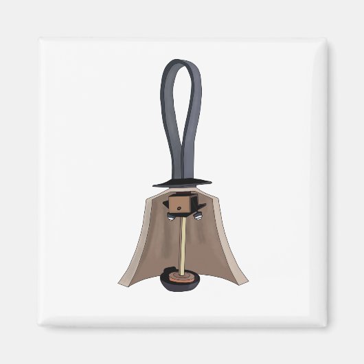 ハンドベルの構造 マグネット (正面)