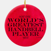 ハンドベルもっとも偉大プレイヤー及びセラミックオーナメント セラミックオーナメント (裏面)