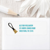 ハンドベルショアリンガープレイヤーズ差出人住所 ラベル (インサイチュ)