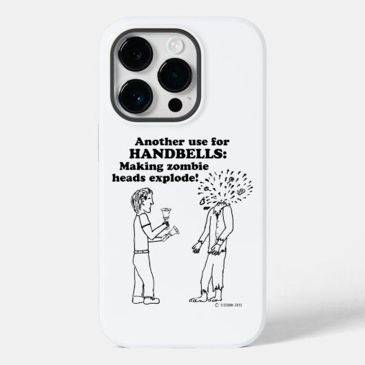 ハンドベルゾンビ爆発ケースメイトiPhoneケース Case-Mate iPhoneケース (裏面)