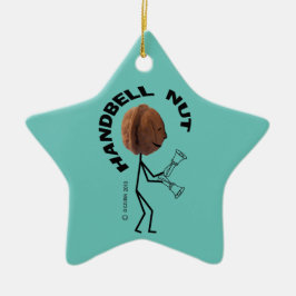 ハンドベルナットセラミックオーナメント セラミックオーナメント