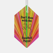 ハンドベルプレーヤーのオーナメント ガラスオーナメント (正面右)