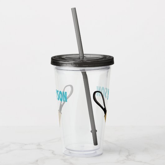 ハンドベル合唱団のリーガーパーソナライズされたズ アクリルタンブラー (左)