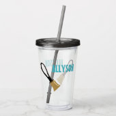 ハンドベル合唱団のリーガーパーソナライズされたズ アクリルタンブラー (裏面)