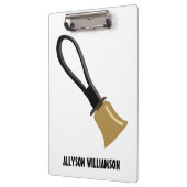 ハンドベル合唱団のリーガーパーソナライズされたズ クリップボード (左)