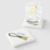 ハンドベル合唱団のリーガーパーソナライズされたズ ストーンコースター (横)