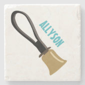 ハンドベル合唱団のリーガーパーソナライズされたズ ストーンコースター (正面)