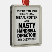 ハンドベル扱いにくディレクター メタルオーナメント (右)