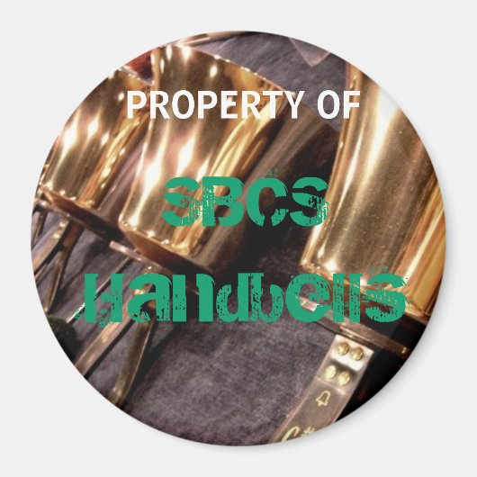 ハンドベル磁石 マグネット (正面)