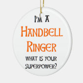 ハンドベル・リンガー セラミックオーナメント (左)