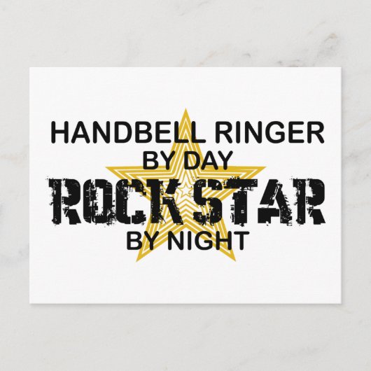 ハンドベルRInger Rock Star by Night ポストカード (正面)