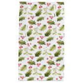 ハンドホリ絵を描ーリーベリーホリー葉ズミストレトー スモールペーパーバッグ (正面)