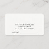 ハンドホールディングダンベル | フィットネス 予約カード (裏面)