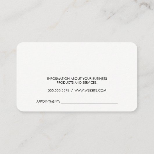 ハンドホールディングダンベル | フィットネス 予約カード (裏面)