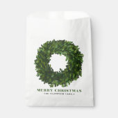 ハンドボク絵を描ウッドリースメリークリスマス フェイバーバッグ (正面)