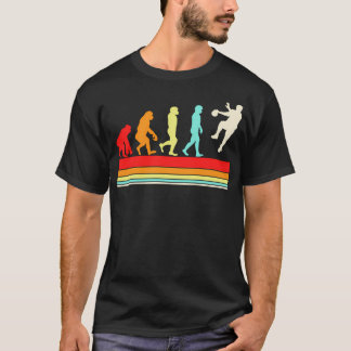 ハンドボーおもしろいルデザイン女子男性へスポーツアスリート Tシャツ