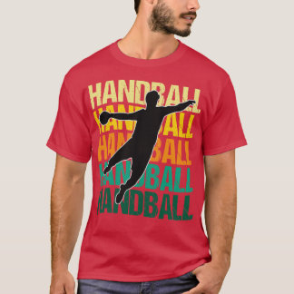 ハンドボールおもしろいプレーヤー Tシャツ
