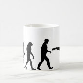 ハンドボールの進化 コーヒーマグカップ (中央)