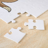 ハンドボールを使ったハンドボール選手としてのスロース ジグソーパズル (側面)