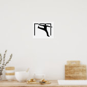 ハンドボールゴールキーパー ポスター (キッチン)