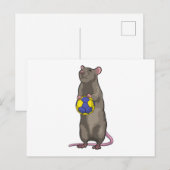 ハンドボールスポーツマウス ポストカード (正面/裏面)