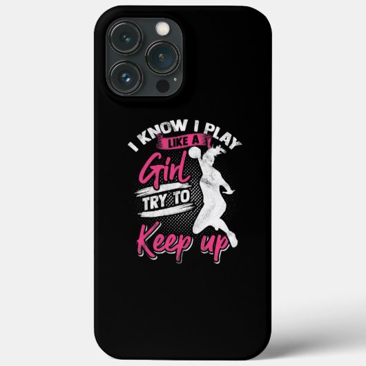 ハンドボールスポーツ少年少女ホビーコーチゴールキーパー  Case-Mate iPhoneケース (裏面)