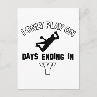 ハンドボールデザイン ポストカード