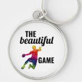 ハンドボールプレーヤースポーツチームハンドボールおもしろいことわざ キーホルダー (正面)