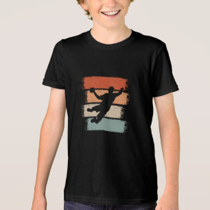 ハンドボールプレーヤーレトロ トライブレンドＴシャツ