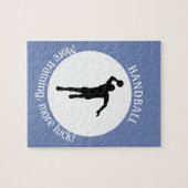 ハンドボールプレーヤー ジグソーパズル (横)