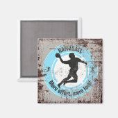 ハンドボールプレーヤー マグネット (正面/裏面)