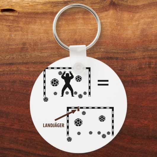 ハンドボールランドジャガートルワートアイコン キーホルダー (正面)