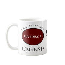 ハンドボール伝説モノグラムあなたの名前を追加誕生日