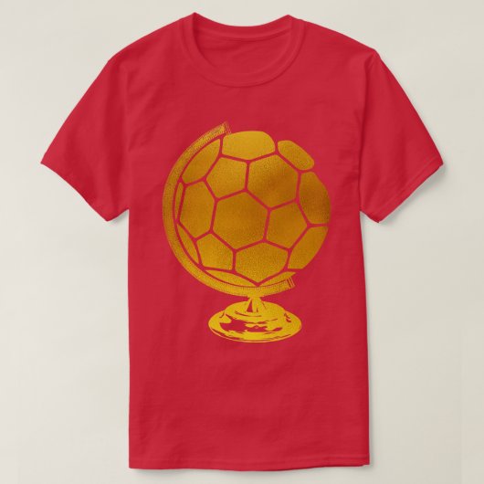ハンドボール地球 Tシャツ (デザイン正面)