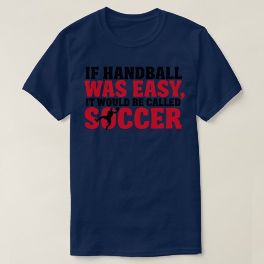 ハンドボール簡単 Tシャツ (デザイン正面)