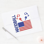 ハンドボール統一された州 スクエアシール (封筒)