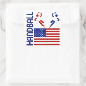 ハンドボール統一された州 スクエアシール (バッグ)