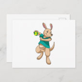 ハンドボール選手としてのアカシアネズミ ポストカード (正面/裏面)