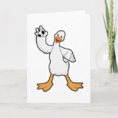 ハンドボール選手としてのアヒルとハンドボール カード (正面)