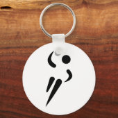 ハンドボール選手 キーホルダー (正面)